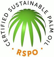 RSPO CERTIFIED SUSTAINABLE PALM OIL