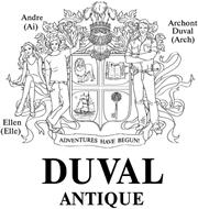 DUVAL ANTIQUE, ANDRE (AI), ELLEN (ELLE), ARCHONT DUVAL (ARCH), ADVENTURES HAVE BEGUN