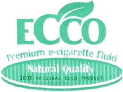ECCO PREMIUM E-CIGARETTE FLUID NATURAL QUALITY 100% ORIGINAL ECCO PRODUCT