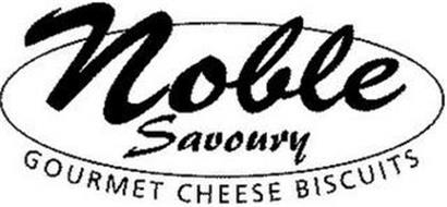 NOBLE SAVOURY GOURMET CHEESE BISCUITS
