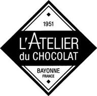 1951 L'ATELIER DU CHOCOLAT BAYONNE FRANCE