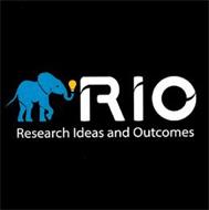 RIO RESEARCH IDEAS AND OUTCOMES