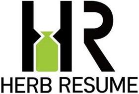 HR HERB RESUME