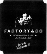 FACTORY & CO HOMEMADE SINCE 1989 NEW YORK BAKERY CAFÉ ... FOR TASTY FOOD LOVERS!!!