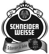 SCHNEIDER WEISSE G. SCHNEIDER & SOHN SEIT 1872 GSU.WS.