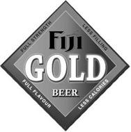 FIJI GOLD BEER FULL FLAVOUR FULL STRENGTH LESS FILLING LESS CALORIES