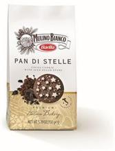 MULINO BIANCO BARILLA PAN DI STELLE COCOA COOKIE WITH ICED SUGAR STARS PREMIUM ITALIAN BAKERY PRODUCT OF ITALY