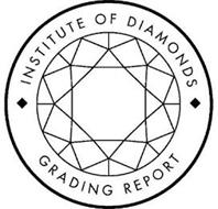 INSTITUTE OF DIAMONDS GRADING REPORT