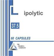 LIPOLYTIC 37.5 60 CAPSULES TRI PHARMA COMPANY