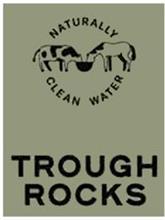 TROUGH ROCKS NATURALLY CLEAN WATER