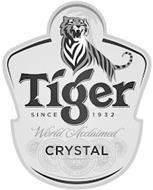 TIGER SINCE 1932 WORLD ACCLAIMED CRYSTAL