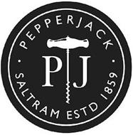 PJ · PEPPERJACK · SALTRAM ESTD 1859