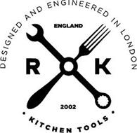 ROK DESIGNED AND ENGINEERED IN LONDON · KITCHEN TOOLS · 2002