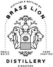 BRASS LION DISTILLED & BOTTLED BY DISTILLERY SINGAPORE SMALL BATCH HAND CRAFTED
