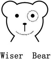 WISER BEAR LOVE IS SMILING ON INSIDE I HAVE TROUBLE EXPRESSING ING SOMETIMES
