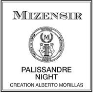 MIZENSIR PALISSANDRE NIGHT CREATION ALBERTO MORILLAS M CREATEUR DE PARFUM MIZENSIR MANUFACTURA GENEVE MCMXCIX