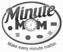 MINUTE MOM MAKE EVERY MINUTE MATTER.