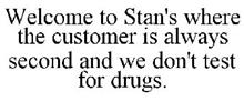 WELCOME TO STAN