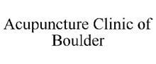 ACUPUNCTURE CLINIC OF BOULDER