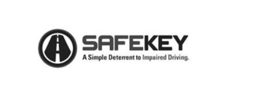 SAFEKEY A SIMPLE DETERRENT TO IMPAIRED DRIVING.