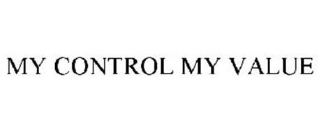 MY CONTROL MY VALUE