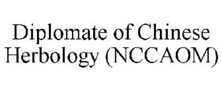 DIPLOMATE OF CHINESE HERBOLOGY (NCCAOM)