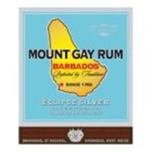 MAP OF THE ISLAND OF BARBADOS MOUNT GAYRUM BARBADOS PERFECTED BY TRADITION SINCE 1703 ECLIPSE SILVER TRIPLE FILTERED FOR MAXIMUM SMOOTHNESS PRODUCT OF BARBADOSPRODUCED, BLENDED AND EXPORTED BY MOUNTGAY DISTILLERIES LIMITED BRANDONS, ST. MICHAEL, BARBADOS, WEST INDIES MC