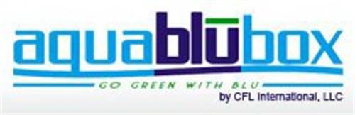 AQUABLUBOX GO GREEN WITH BLU BY CFL INTERNATIONAL, LLC