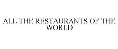 ALL THE RESTAURANTS OF THE WORLD