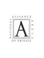 NATIONAL ALLIANCE OF PRIVATE CLUBS