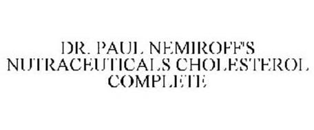 DR. PAUL NEMIROFF'S NUTRACEUTICALS CHOLESTEROL COMPLETE