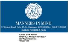 M MANNERS IN MIND · ETIQUETTE FOR EVERYONE ·