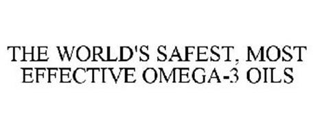 THE WORLD'S SAFEST, MOST EFFECTIVE OMEGA-3 OILS
