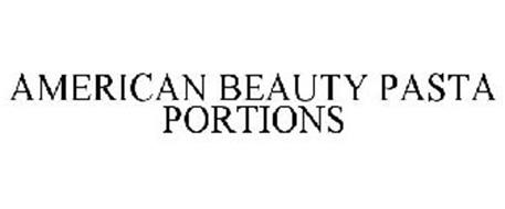 AMERICAN BEAUTY PASTA PORTIONS