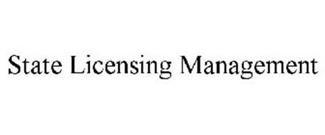 STATE LICENSING MANAGEMENT