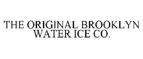 THE ORIGINAL BROOKLYN WATER ICE CO.