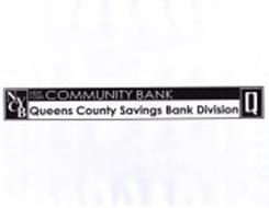 NYCB NEW YORK COMMUNITY BANK QUEENS COUNTY SAVINGS BANK DIVISION Q