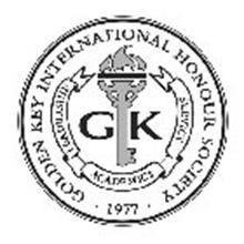 GK GOLDEN KEY INTERNATIONAL HONOR SOCIETY 1977