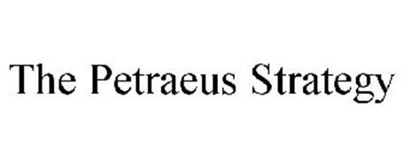 THE PETRAEUS STRATEGY