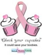 CHECK YOUR CUPCAKES IT COULD SAVE YOUR BOOBIES. MICHELLETHOMASCOMEDY