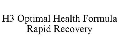 H3 OPTIMAL HEALTH FORMULA RAPID RECOVERY