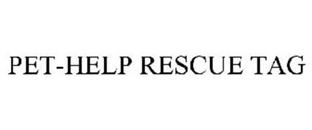 PET-HELP RESCUE TAG