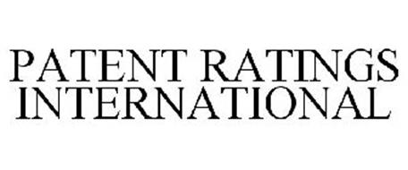 PATENT RATINGS INTERNATIONAL
