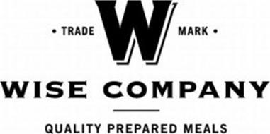 · TRADE W MARK · WISE COMPANY QUALITY PREPARED MEALS