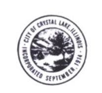 CITY OF CRYSTAL LAKE ILLINOIS INCORPORATED SEPTEMBER, 1914