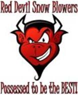RED DEVIL SNOW BLOWERS POSSESSED TO BE THE BEST!