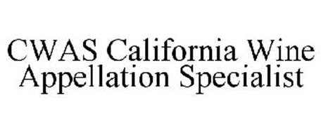 CALIFORNIA WINE APPELLATION SPECIALIST CWAS