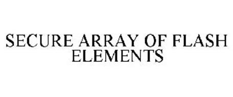 SECURE ARRAY OF FLASH ELEMENTS
