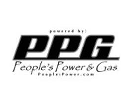 POWERED BY: PPG PEOPLE'S POWER & GAS PEOPLESPOWER.COM