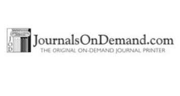 JOD JOURNALSONDEMAND.COM THE ORIGINAL DEMAND JOURNAL PRINTER